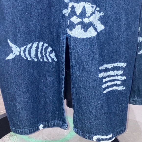 Vintage Denim sea motif maxi dress - Picture 11 of 11